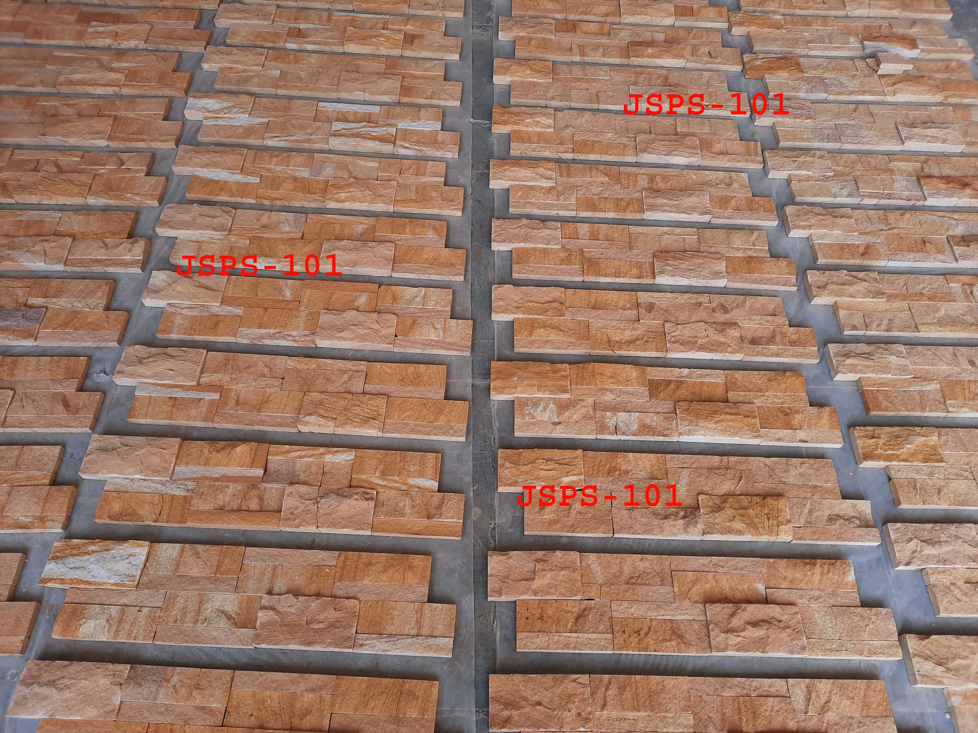 Split Wall Cladding Tiles Teak Sandstone Wall Panels